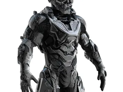 Sci-Fi Characters  Part 1 3D Model Pack