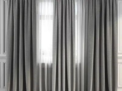 Curtain Set 291 3D model