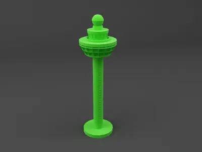 Changi Tower Singapore 3D print model