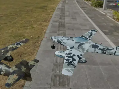 Messerschmitt Me 262 pack 3D model