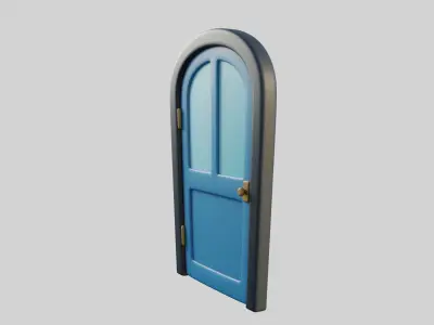 Cartoon Door 12Gb 3D model