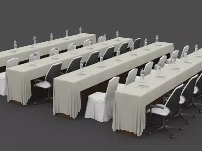 3D Class Room 3D model