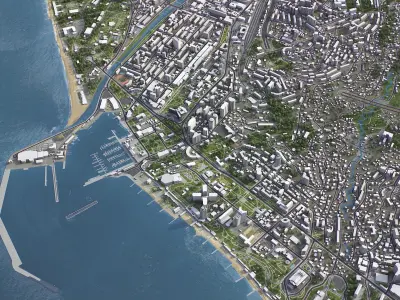 Sochi Low-poly 3D model