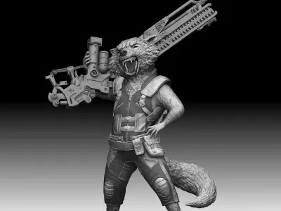 Guardians Of The Galaxy - Rocket  3D print model