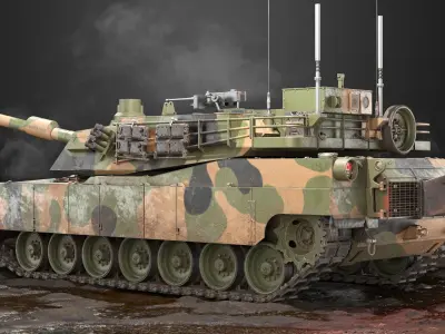 Abrams Main Battle Tank M1A1 PBR 