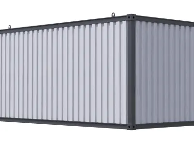 Construction Site Cabin 3D model