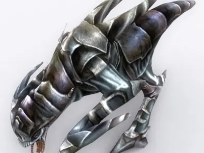 3DRT - Alien Monsters Low-poly 3D model