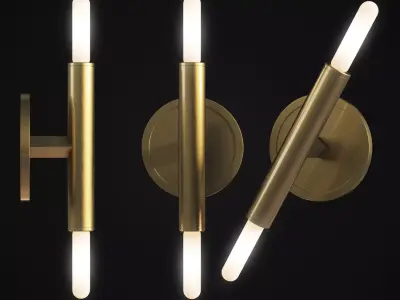 LE PETITE PENTAGONE SCONCE JONATHAN BROWNING  3D model