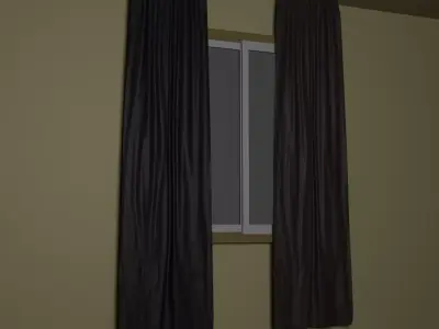 curtain 3D model 20