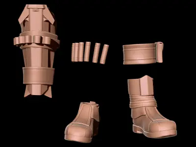 MANDALORIAN COSPLAY FULL ARMOR and JETPACK- Fan Art 3D Print  3D print model