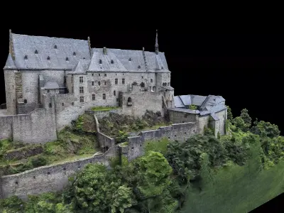 Vianden Castle 3D model