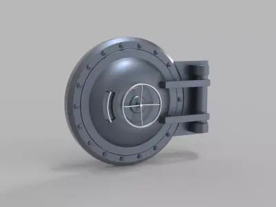 Submarine Hatch Door 3D model