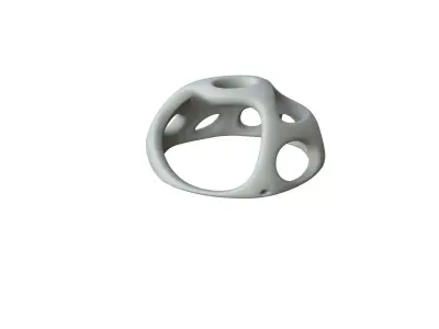 SciFi Cube Object No 44486 Low Poly Shape Low-poly 3D model
