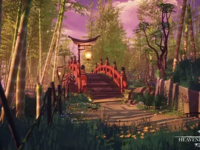 Stylized Nature Low-poly 3D model