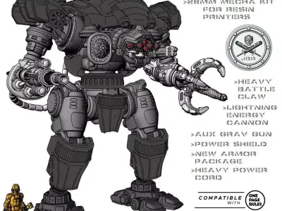 PROJECT MAGGIE-All Files-Full Frame-Weapons-Armor 3D print model