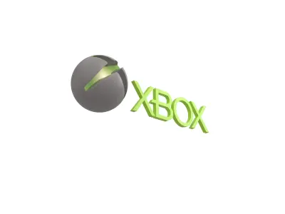Xbox 2005 Logo v1 001 Free low-poly 3D model