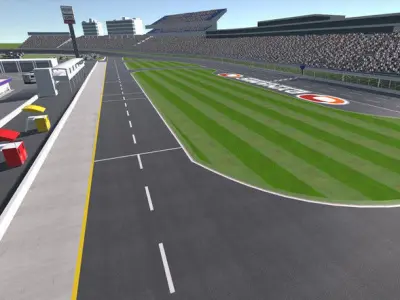 Race Track Pack Low-poly 3D model