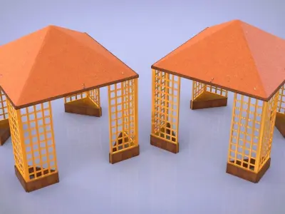 Gazebo 3D model order