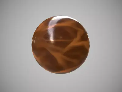 Orange crystal pbr material Texture
