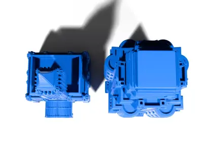 Art Decor buldings 3D print model