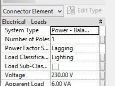 Revit Light Brick Parametric family Low-poly 3D model