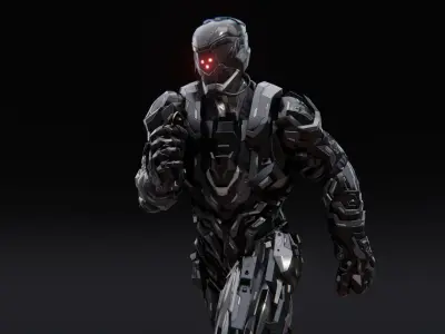 Sci-fi Robotic Creation  3D Model Pack