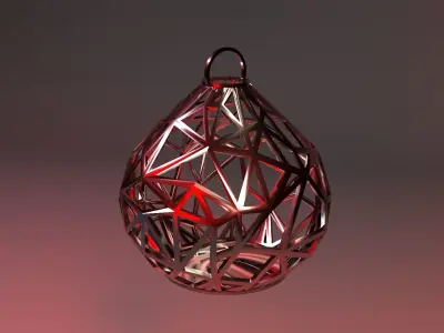 christmas ball 3D print model
