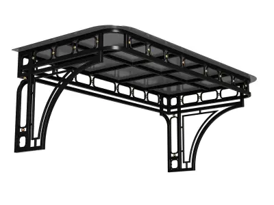 Canopy black loft 002 3D model