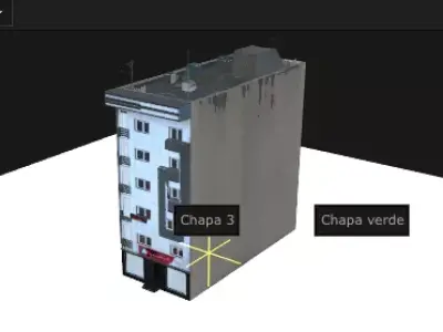 Modern White  flat  apartment  Free 3D model