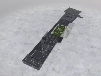 LOWS Terminal  Low-poly 3D model