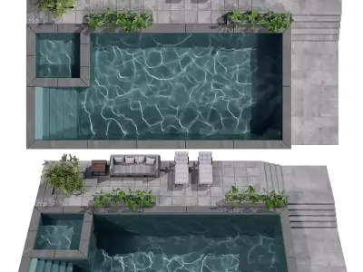 SWIMMING POOL NO82 A 3D model