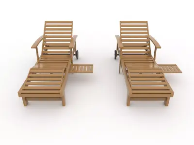 Sun Lounger 30 3D model
