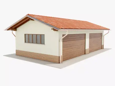 Italian Farm Building - Garage 3 3D model