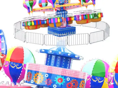 SambaBaloon Carousel 3D model