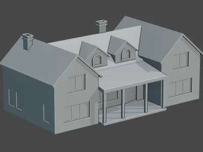 Standard Big House 02 Free 3D print model