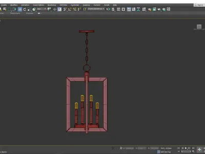 Wellington Pendant Light Low-poly 3D model