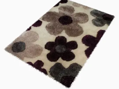 Carpet Espina Shaggy 3D model
