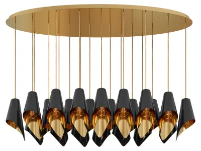 Arc 25 Chandelier by Luxdeco 3D model