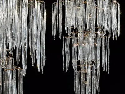 Cascade Triple Waterfall by Serip 3D model