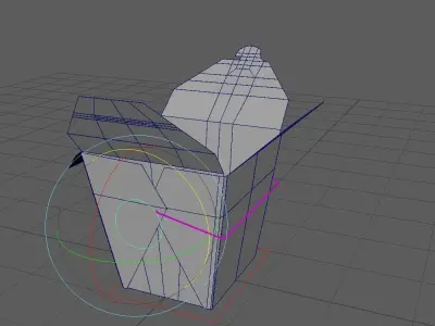 Chinese Takeout Box 3D model