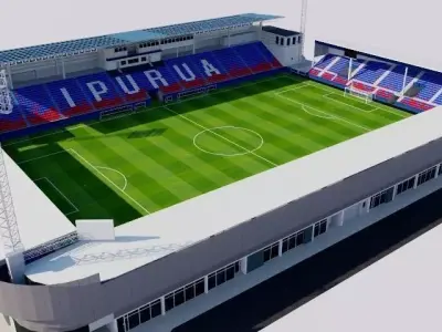 Ipurua Estadio - Eibar 3D model