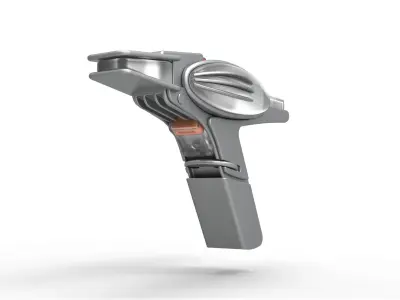 Prototype Phaser from Star Trek 2 The Wrath of Khan 1982 3D print model