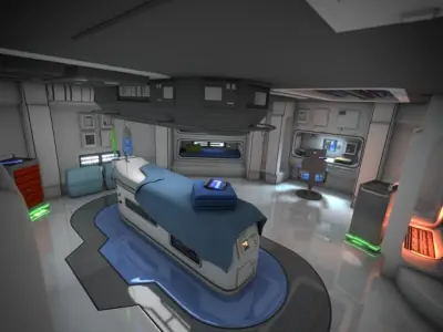 Spaceship Interior HD 3 3D model