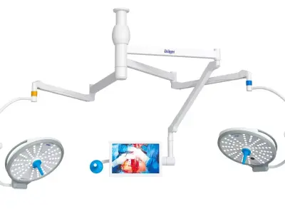 Drager Polaris 600 Surgical Lights 3D Model 3D model