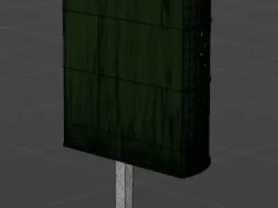 French Street Trash Free 3D model