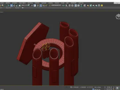 Corbett Arpeggio Wall Sconce Low-poly 3D model