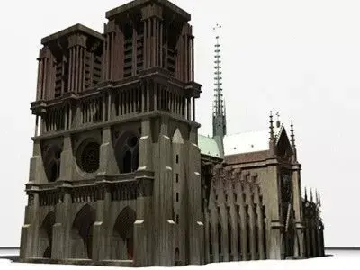 NotreDame notre dame cathedral 3D model