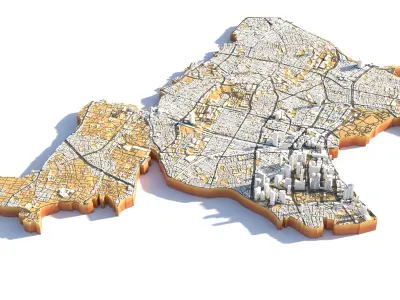 Shinjuku Japan 3D model