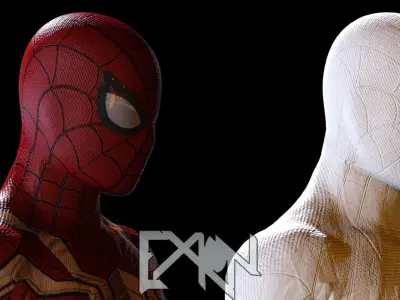 Spider-Man No Way Home Upgraded Integrated Suit 3D model