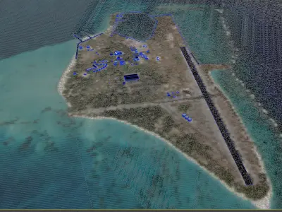 Midway Island  Midway Atoll MidwayIsland 3D model